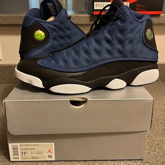 Air Jordan 13 RETRO (Black/Navy) Size 11.5 (brand new with box)